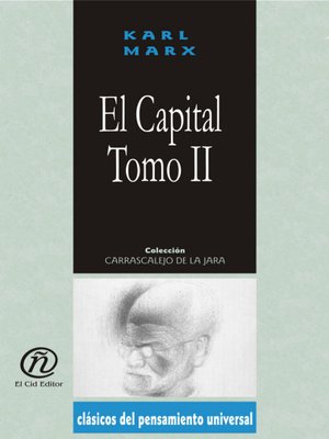 cover image of El capital, Tomo 2